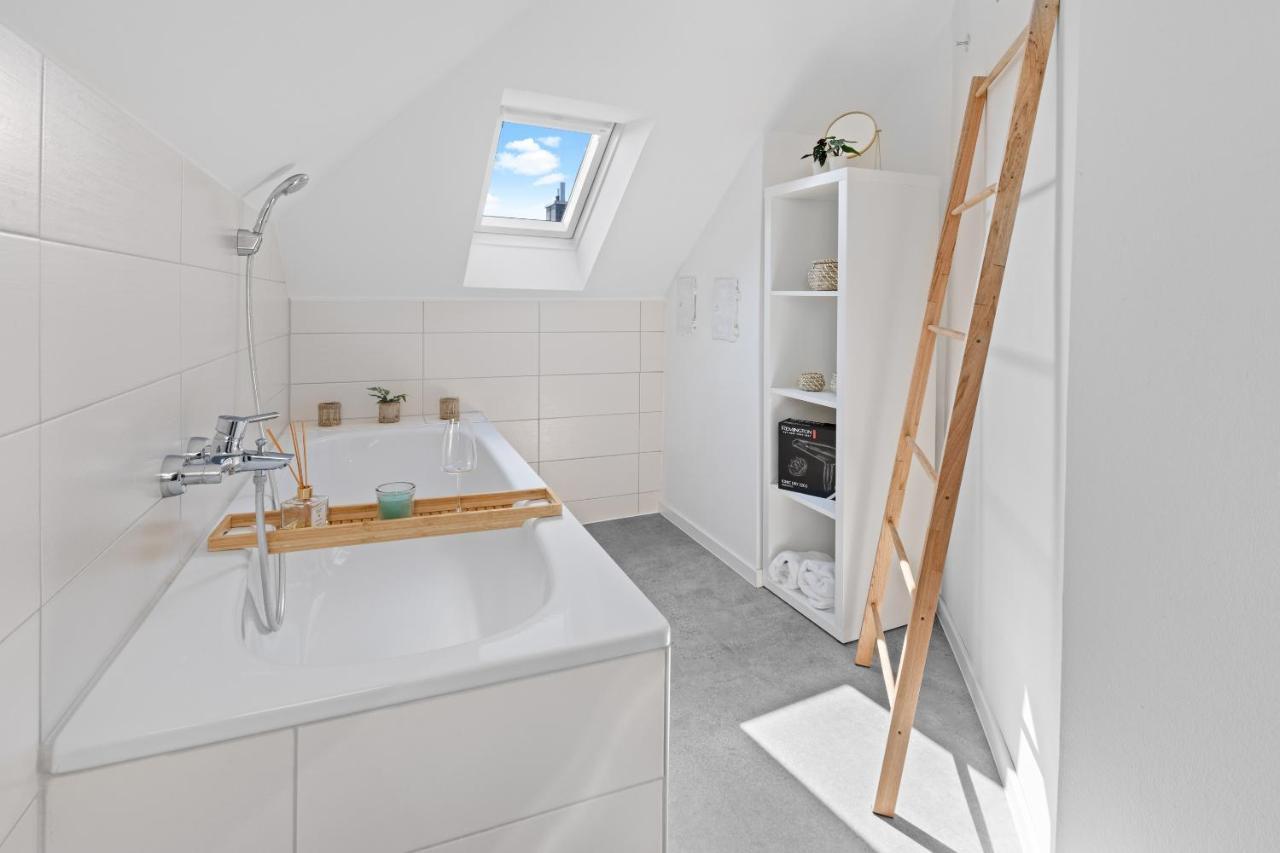 Stilvolle Wohnung: Private Dachterrasse - Zentral 奥格斯堡 外观 照片